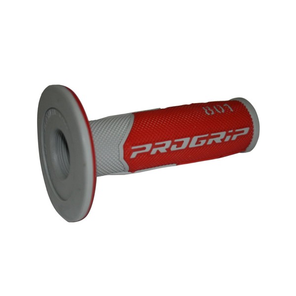 Progrip Motocross 801 PA080100GRRO Handlebar Grips Red/Grey