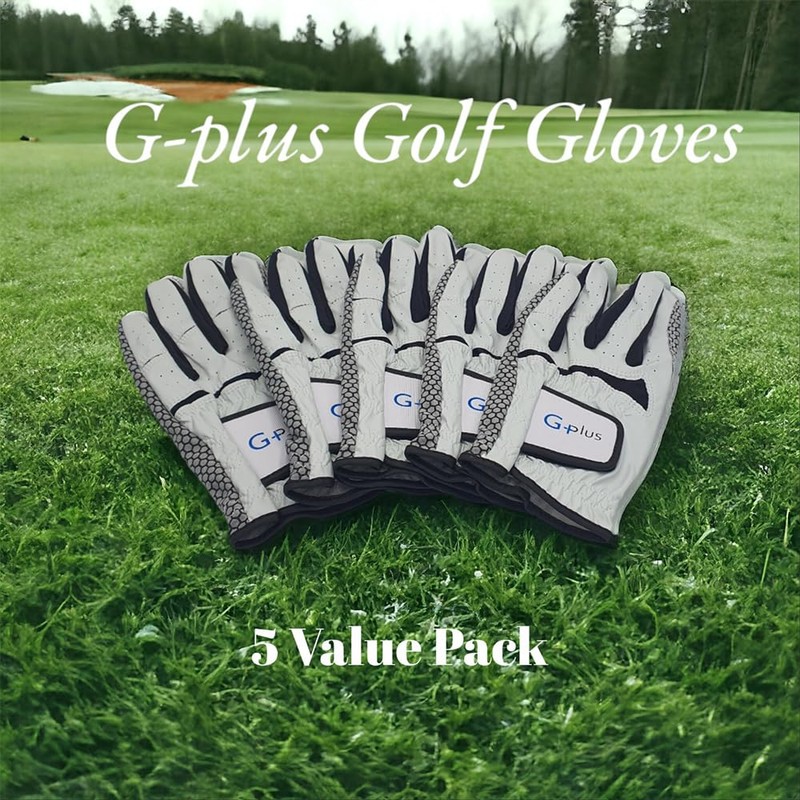 Geplus Golf Glove Set of 5, G-plus Golf Glove Set