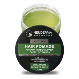 Pomada Para Peinar Base Agua Fijación Extra Fuerte 100gr                                                                                              