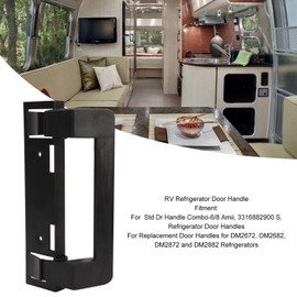 2Pcs RV Refrigerator Door Latch Handle Rugged Ergonomic RV Refrigerator Door Handle for Std Dr Handle Combo‑6/8 Amii, 3316882900 S, for DM2672, DM2682, DM2872 DM2882 Refrigerators