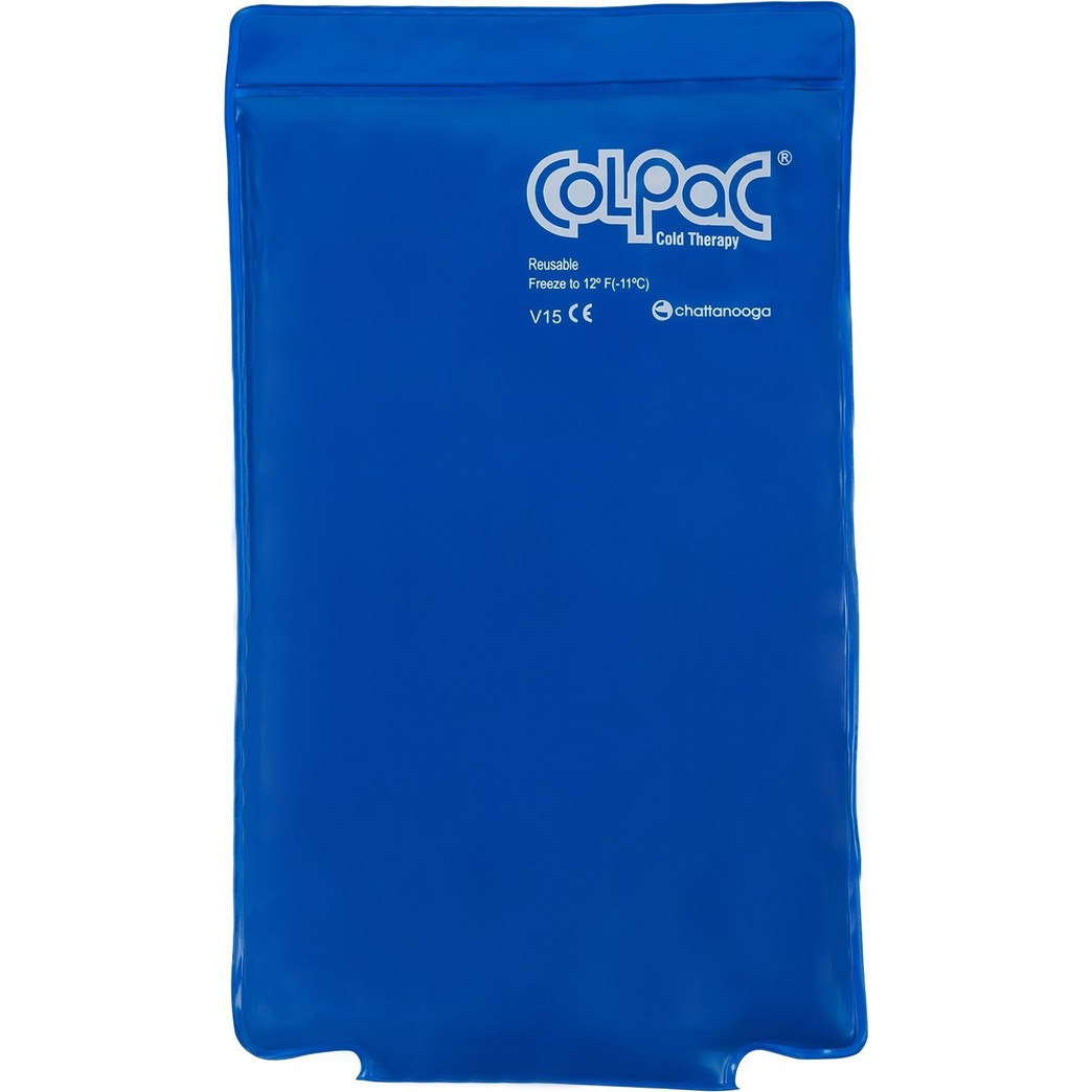 Chattanooga ColPac - Reusable Gel Ice Pack - Half Size - 7.5 in x 11 in (19 cm x 28 cm) - Cold Therapy - Knee, Arm, Elbow, Shoulder, Back - Aches, Swelling, Bruises, Sprains, Inflammation