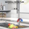 AVSIILE Brushed Nickel Kitchen Faucets with Pull Down Sprayer &