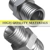 Hxszk Carbon Steel Hydraulic Hose Adapter for M14-M16 Threads -