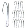 Cloth Shop Metal Cloth and Curtain Hooks, 2.8 inches (70