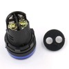 Heschen 22mm LED Indicator Pilot Light AD16-22D/S 12VDC 20mA Red