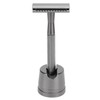 Zinc Alloy Safety Razor Men Portable Brass Handle Double Edge