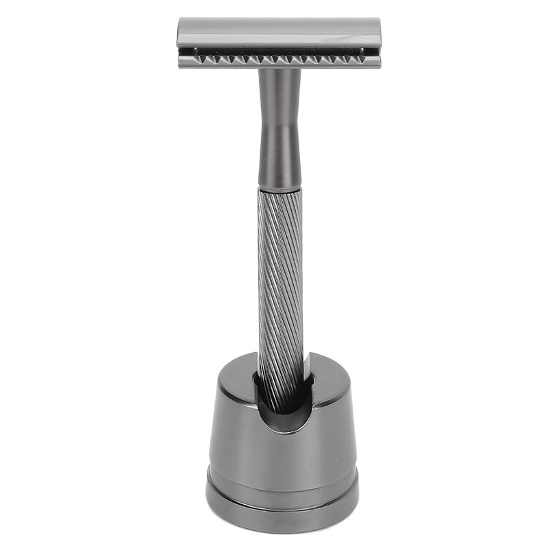Zinc Alloy Safety Razor Men Portable Brass Handle Double Edge