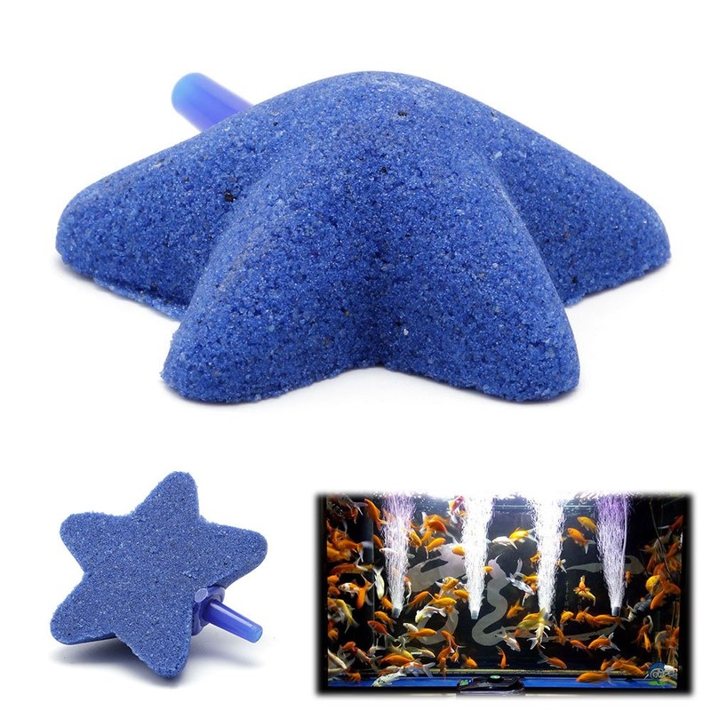 BEIDUOYANG Air Stone Bubbler Aquarium Accessories Cute Star Mineral Stones