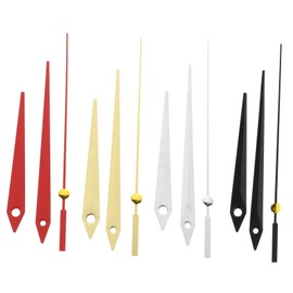 Uonlytech 4 Sets Clock Repair Hands Wall Clock Hands Clock Parts DIY Clock Hands Clock Hands only DIY Repair Clock Clock kit Clock Hands Kits Clock Kits Work Mute Luminous Needle