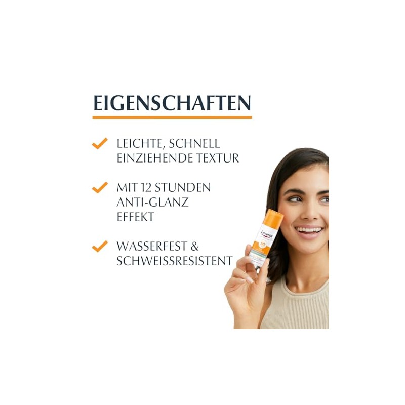 Eucerin Sun Gel Cream Oil Control Anti-Shine Effect SPF 50+