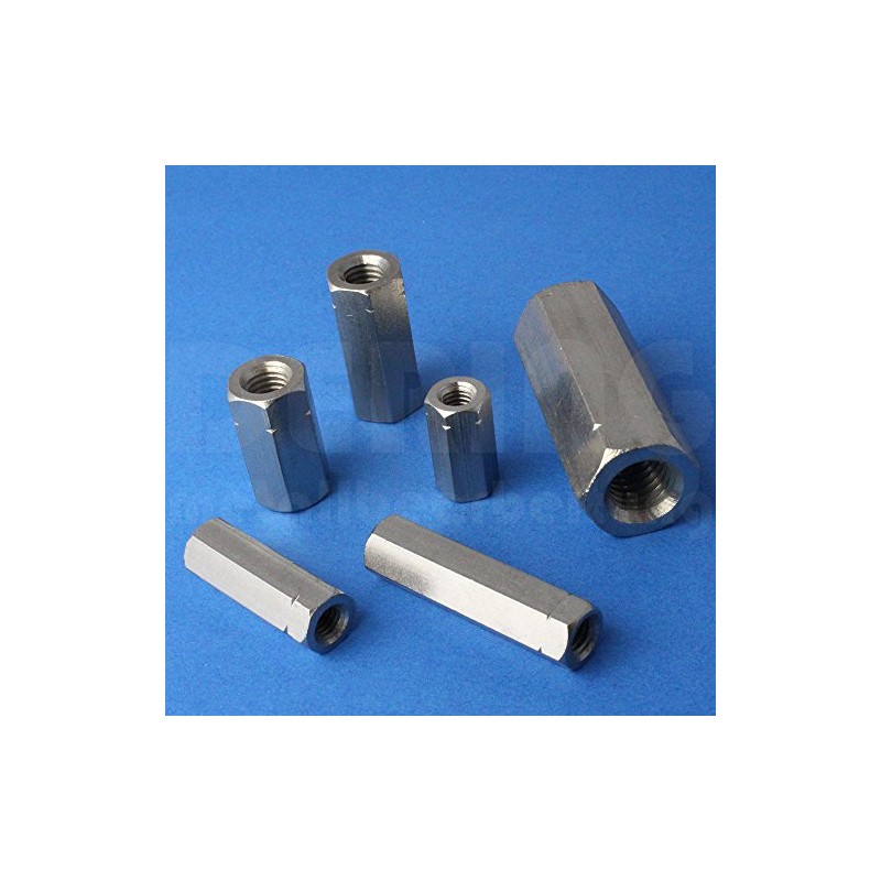 Threaded Sleeves M6 x 40 Hexagonal Stainless Steel A2 (VPE
