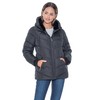 Sebby S.E.B Women's Puffer Jacket with Cozy Faux Fur -