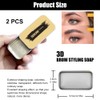 3D Eyebrow Makeup Gel, Eyebrow Soap, Eyebrow Styling Soap, Soap