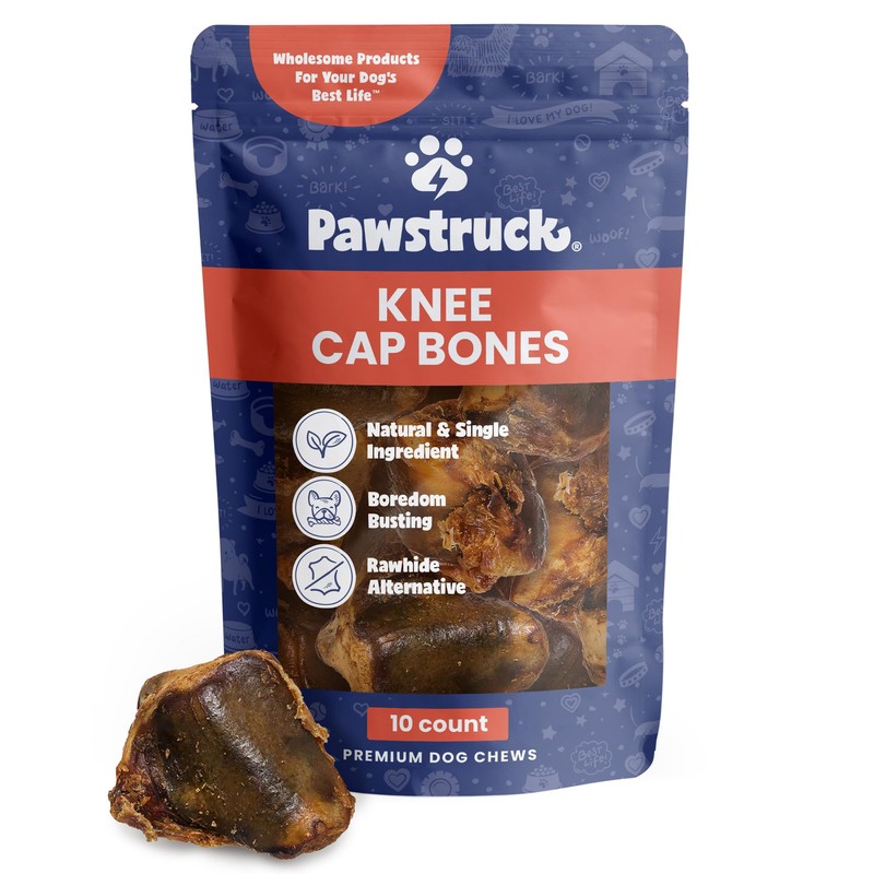 Pawstruck Pawstruck Natural Knee Cap Dog Bones - Treats for