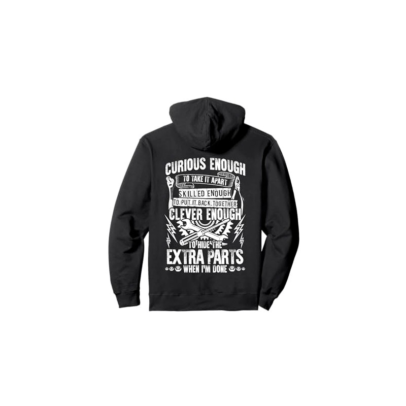 Curious Skilled And Clever - Funny Car Auto Truck Mechanic