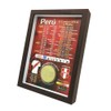 Gio Gifts Peru Futbol Soccer Framed Sports Collectible Souvenir Gift