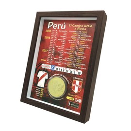 Gio Gifts Peru Futbol Soccer Framed Sports Collectible Souvenir Gift