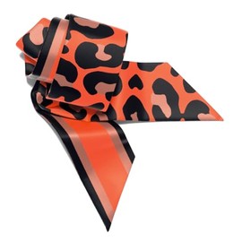 Wilhelmina Louise 100% Silk Scarf Silk Scarf, LEO LOVE PEACH