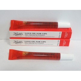 KIEHL'S LOVE OIL FOR LIPS - LIP TREATMENT APOTHECARY CHERRY 0.3 OZ NWB -LOT OF 2