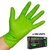 RZT 100 Nitrile Gloves Diamond Coated Green GRIP Work Gloves