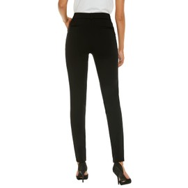 iChosy Women's High Waist Skinny Comfy Stretchy Work Pants with Pockets Black27 16