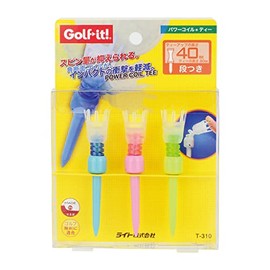 LITE T-310 Power Coil Tee (Golf Tee) Pastel (650)