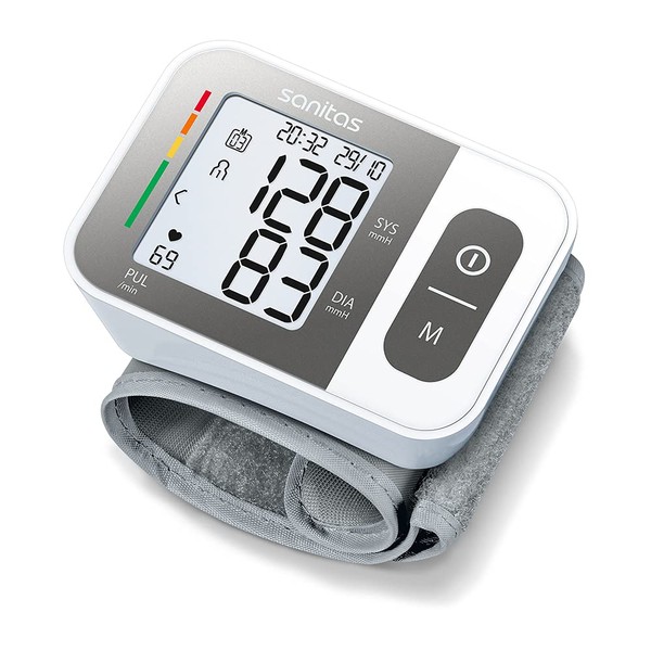 Sanitas SBC 15 Wrist Blood Pressure Monitor, Fully Automatic Blood
