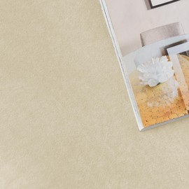 MINGPINHUIUS Banquet Luxury Armchair Slipcovers: Modern Velvet 1Piece Chair Slipcover Super Soft Non-Slip Solid Color Arm Chair Cover for Living Room (Beige), 5328-C#1