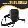 Retevis Walkie Talkie Shoulder Speaker Mic, Compatible with RT22 RT21