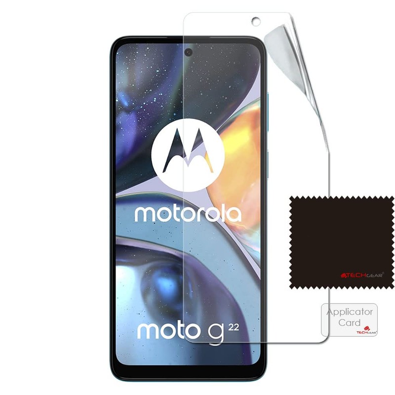 TECHGEAR [3 Pack] Screen Protectors Compatible for Motorola Moto G22,