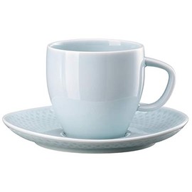 Junto Opal Green Coffee Cup and Saucer