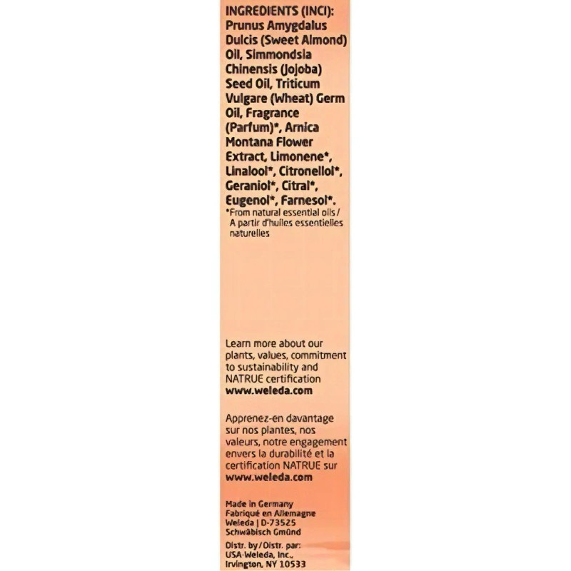 Aceite Para Estrías Natural Embarazo 100ml Weleda Mama
