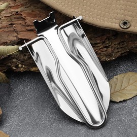 AIXXCUVQ Portable Stainless Steel Folding Shovel for Outdoor Adventure and Outdoor Survival Activities. Folding Electric Shovel, Style 1