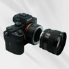 PHOLSY Enfoque Manual Adaptador de Objetivo Compatible con Objetivos Olympus