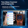 2-in-1 Bluetooth Check Engine Code Reader with Reset, Clear Error
