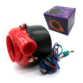 Car Turbo Whistle, Exhaust Muffler, Universal Turbo Whistle, Turbo Sound Exhaust Muffler Pipe Whistle Car Roar Make (Red Black)