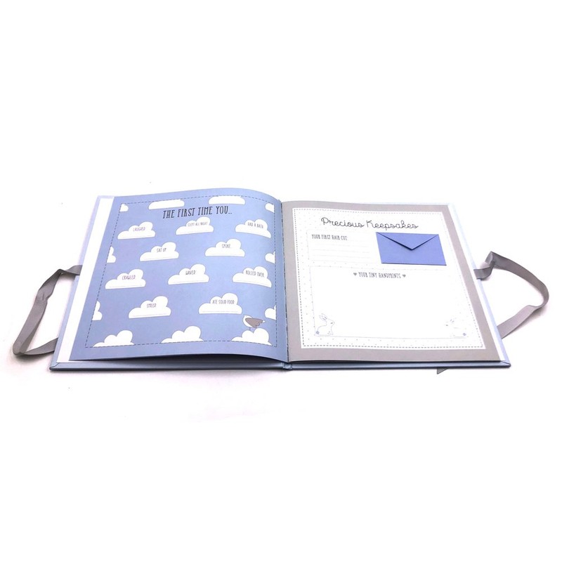 ukgiftstoreonline Baby Boy My First Year Keepsake Record Book (No