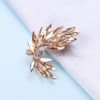 Rhinestone Cluster Brooch Pin for Women Girls Gold Plated Dainty