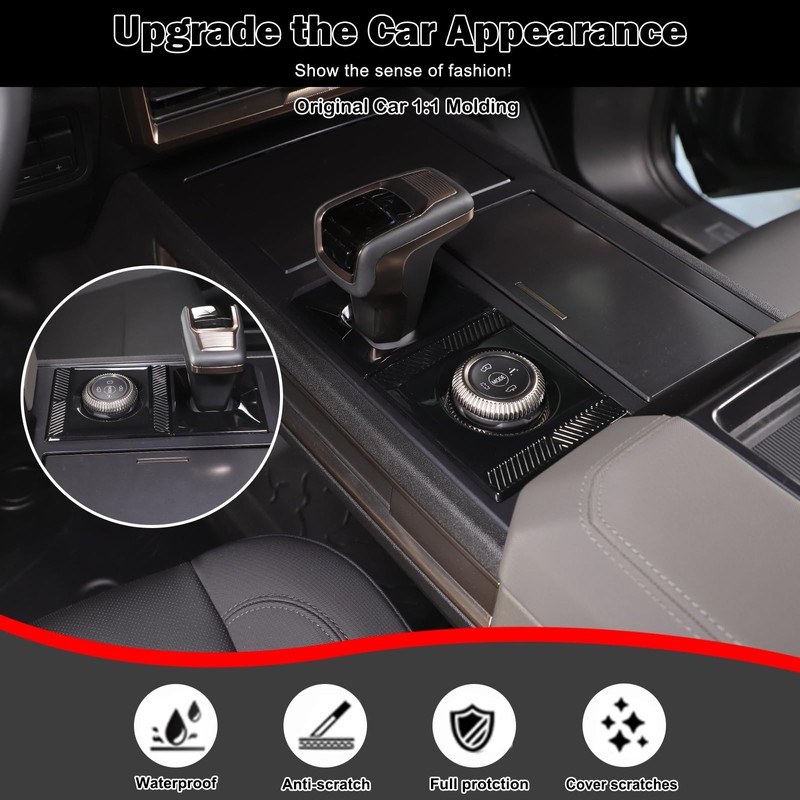 Suetlcoity for Hummer EV Accessories Gear Shift Frame Cover Trim