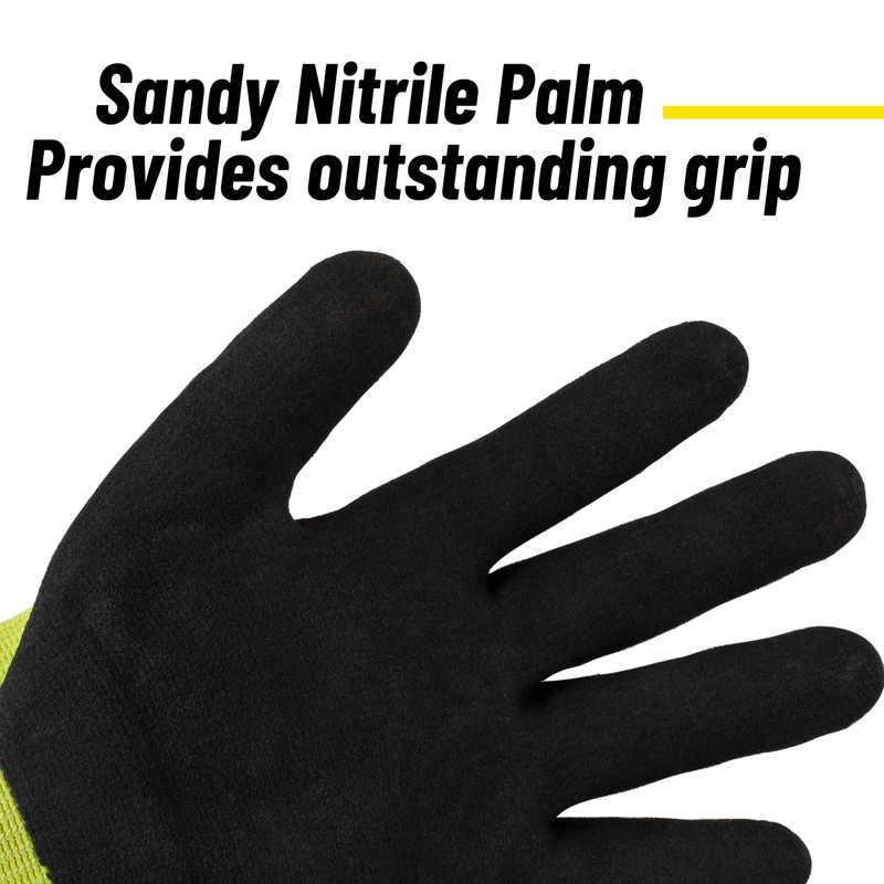 Cressi Conch Dyfiber Gloves, Lime, L