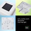 Home Zone Security 2 Pack Solar Post Cap Lights 12