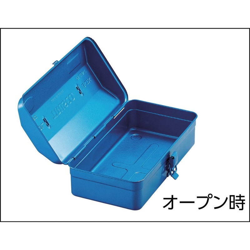 トラスコ中山(TRUSCO) 山型工具箱 304X164X123 ブルー Y-280-B