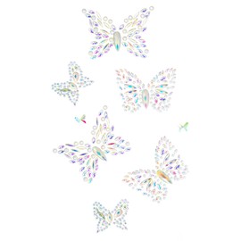 Leg Avenue Women's Adhesive Body Jewels Pasties Stickers, Aurelia, One Size