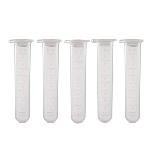 sourcing map Pack of 20 10 ml Plastic Centrifuge Tubes