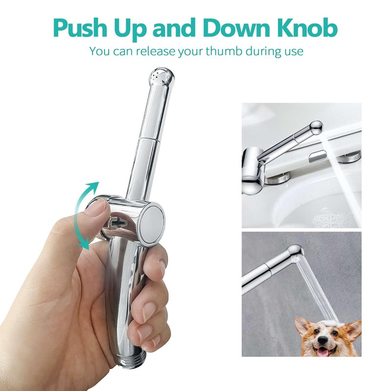 BARROCK Hand Held Bidet Sprayer for Toilet Shattaf Sprayer Replacement,