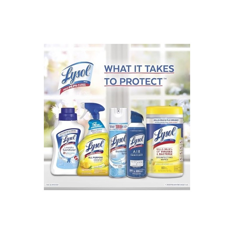 Lysol Air Sanitizer Spray, For Air Sanitization and Odor Elimination,