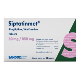 Siptatinmet Tableta 50 Mg/850 Mg, 28 Tabletas