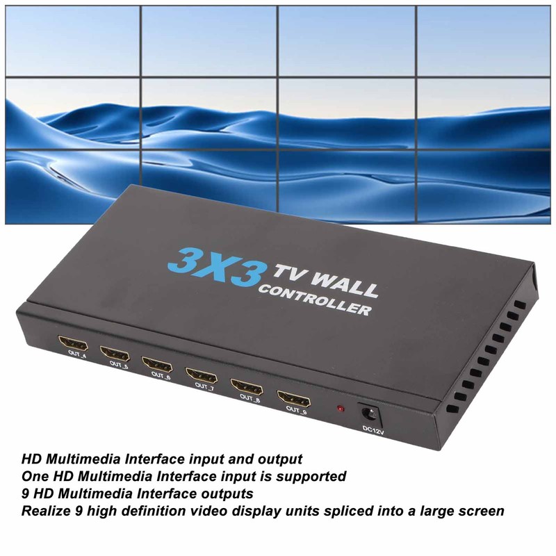4K HD Multimedia Interface Splitter Professional Plug and Play Multiple