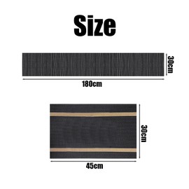 1 Outdoor Tablecloth, 1 Heat Insulation Mat, Washable Tablecloth, Non-Slip Black Tablecloth, Outdoor Table Flag, Table Flag Decorative Mat