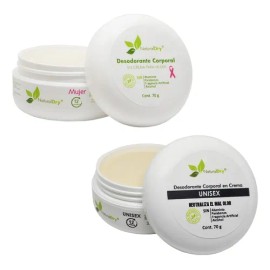 Pqt Pareja 2 Desodorantes 100% Natural - No Obstruye Poros Lavanda y Verbena